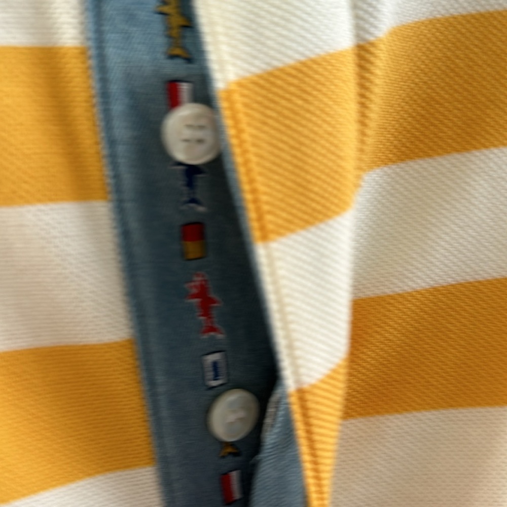 Paul & Shark Long-sleeved polo with light denim collar - Picture 3 of 4